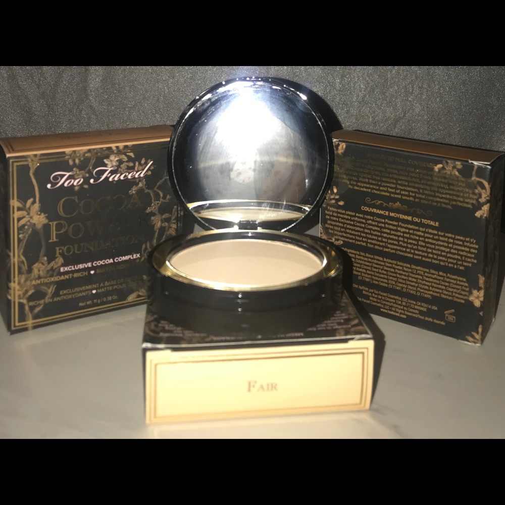 TOO FACED COCOA POWDER FOUNDATION “FAIR”